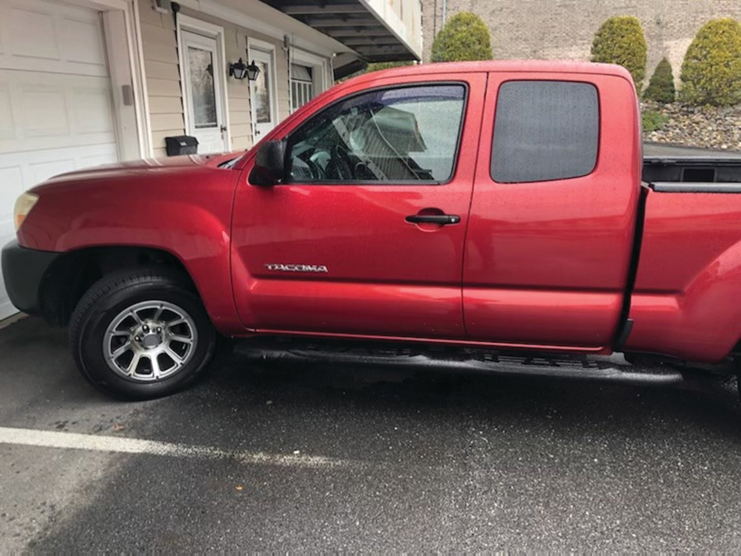 HAVE YOU SEEN THIS TRUCK? Police are also looking for Lester’s vehicle, a 2006 Red Toyota Tacoma pickup truck, with a black front bumper and aftermarket rims, possibly bearing RI registration 1IL194.